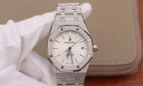 Audemars Piguet Royal Oak 15454BC.GG.1259BC.01 JH Factory 1:1 Best Edition Replica Watch Silver Dial Swiss Calibre 3120